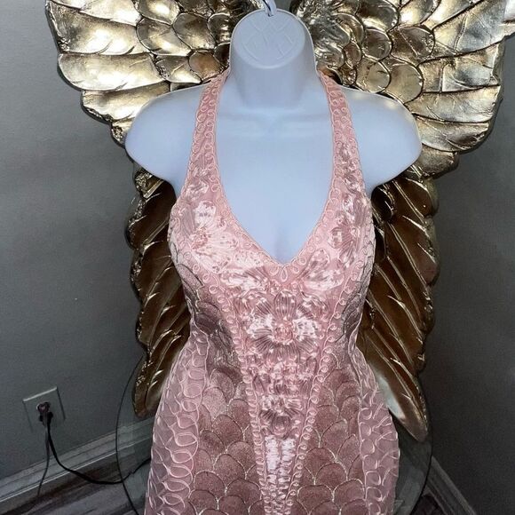 Gorgeous Sue Wong Nocturne Size 2 Pink Dress - Picture 5 of 16
